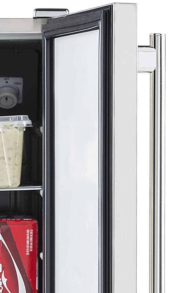 Maxx Ice 3-cu ft Built-In Mini Fridge ( Stainless Steel ) Garage Ready
