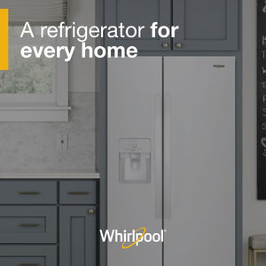 Whirlpool 24.5-cu ft Side-by-Side Refrigerator with Ice Maker ,Water and Ice Dispenser ( White )