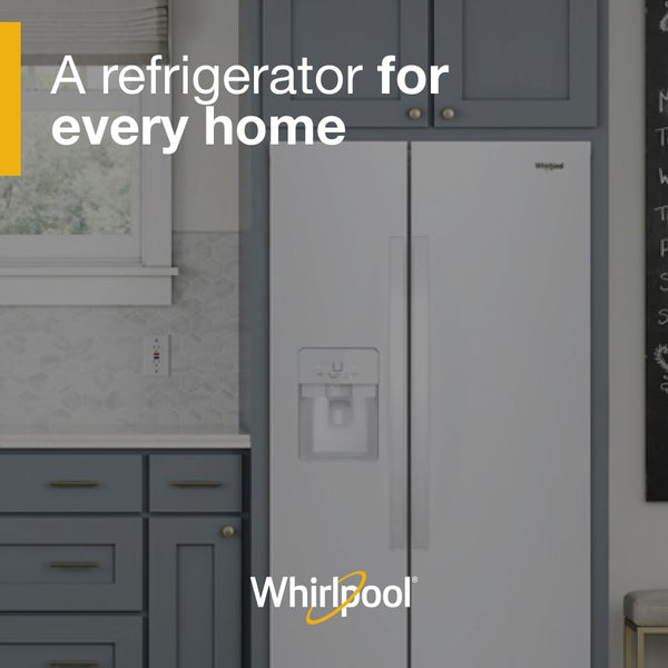 Whirlpool 24.5-cu ft Side-by-Side Refrigerator with Ice Maker ,Water and Ice Dispenser ( White )