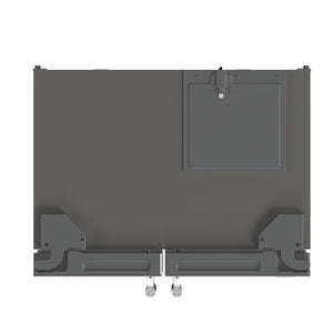 FORNO Salerno 15.6-cu ft Counter-Depth Side-by-Side Refrigerator Built-In ( Stainless steel )