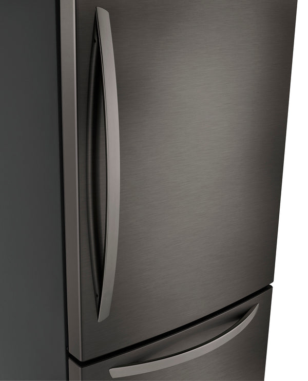 LG 25.5-cu ft Standard-Depth Bottom-Freezer Refrigerator with Ice Maker ( PrintProof Black Stainless Steel )