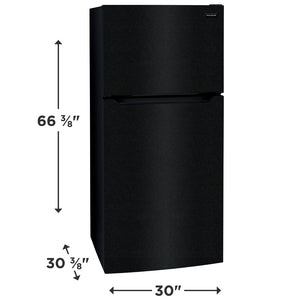 Frigidaire 18.3-cu ft Top-Freezer Refrigerator ( Black ) Garage Ready ENERGY STAR Certified