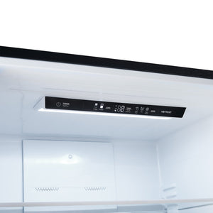 FORNO Milano Espresso 17.2-cu ft Counter-Depth Bottom-Freezer Refrigerator Black ) ENERGY STAR Certified