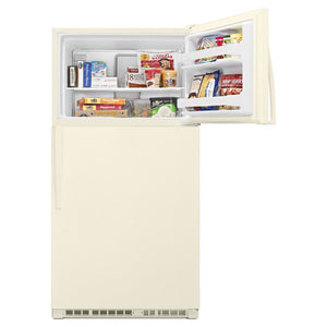 Whirlpool 20.5-cu ft Top-Freezer Refrigerator ( Biscuit )