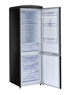 UNIQUE Classic Retro 11.7-cu ft Counter-Depth Bottom-Freezer Refrigerator Midnight Black ) ENERGY STAR Certified