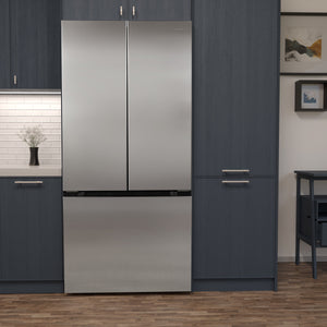 Avanti Standard-Depth 17.5-cu ft 4 -Door French Door Refrigerator ( Stainless steel )