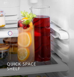 GE Profile 21.9-cu ft Counter-Depth Side-by-Side Refrigerator with Ice Maker ,Water and Ice Dispenser ( Stainless Steel )