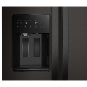 Whirlpool 28.7-cu ft Side-by-Side Refrigerator with Ice Maker ,Water and Ice Dispenser ( Black Stainless Finish )