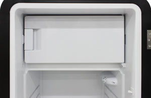 Brama 9.9-cu ft Counter-Depth Top-Freezer Refrigerator ( Black )