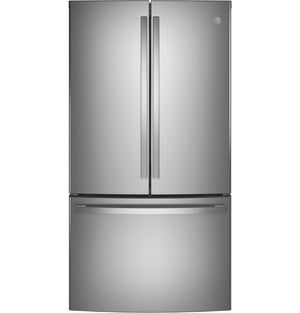 GE Standard-Depth 28.7-cu ft 3 -Door French Door Refrigerator with Ice Maker ( Stainless Steel ) ENERGY STAR Certified