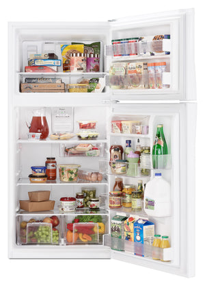Whirlpool 19.1-cu ft Top-Freezer Refrigerator ( White ) ENERGY STAR Certified