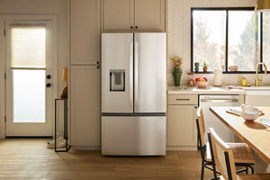 Whirlpool Standard-Depth 29.58-cu ft 3 -Door French Door Refrigerator with Dual Ice Maker with Water and Ice Dispenser ( White ) ENERGY STAR Certified