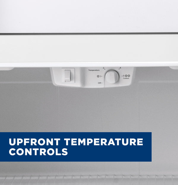 GE 17.5-cu ft Top-Freezer Refrigerator ( Stainless Steel )