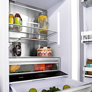 ZLINE KITCHEN & BATH 16.1-cu ft Counter-Depth Built-In Bottom-Freezer Refrigerator with Ice Maker ( Panel-Ready ) ENERGY STAR Certified