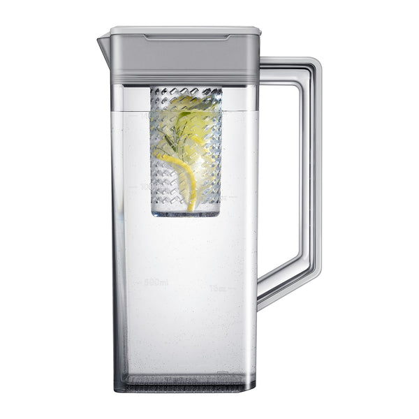 Samsung Bespoke Standard-Depth Beverage Center 28.6-cu ft 4 -Door Smart Compatible French Door Refrigerator with Dual Ice Maker with Water Dispenser and Door within Door ( Panels Sold Separately ) ENERGY STAR Certified