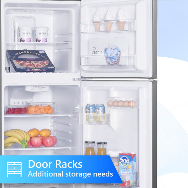 ConServ 10.1-cu ft Counter-Depth Top-Freezer Refrigerator ( Stainless Steel ) ENERGY STAR Certified