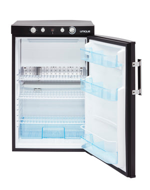UNIQUE Off-Grid 3.4-cu ft Mini Fridge with Freezer ( Black )