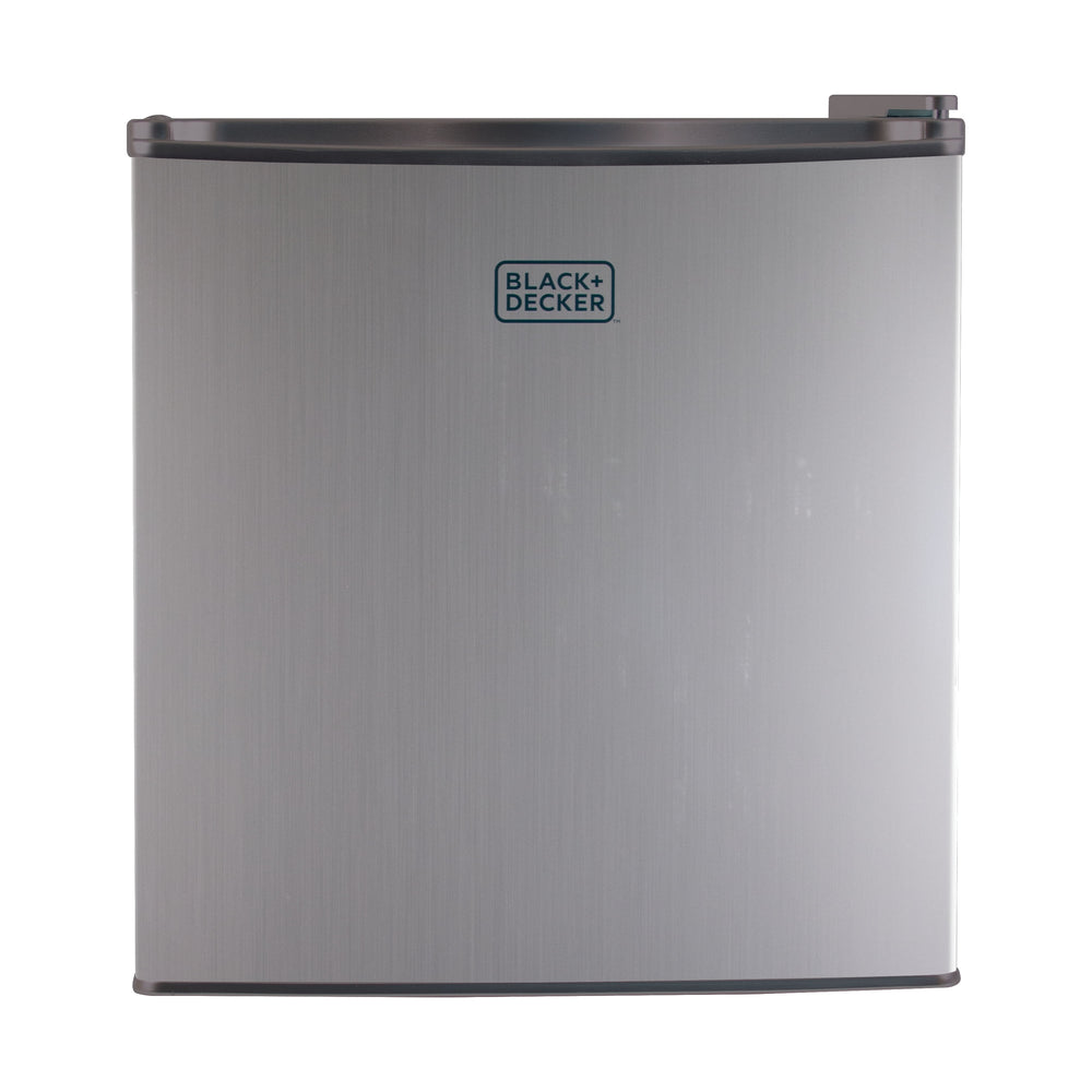 BLACK+DECKER 1.7-cu ft Mini Fridge with Freezer ( Stainless look ) ENERGY STAR