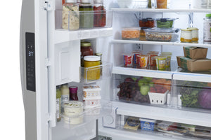 Frigidaire Standard-Depth 28.8-cu ft 3 -Door French Door Refrigerator with Ice Maker with Water Dispenser ( Smudge-Proof Stainless Steel ) ENERGY STAR Certified
