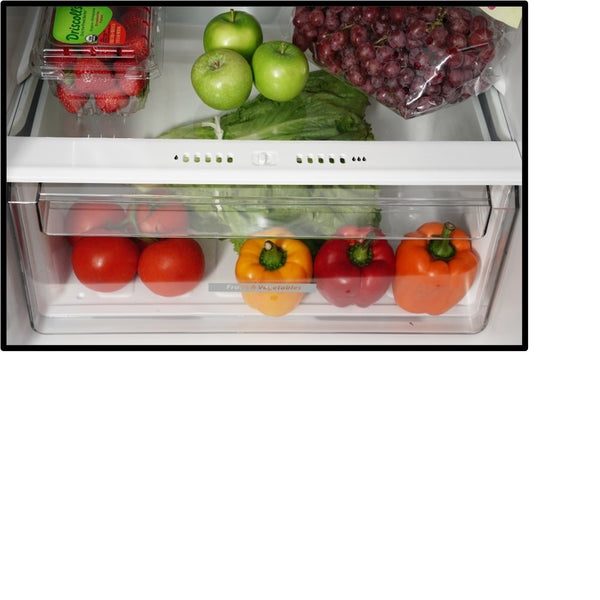 Premium Levella 10.0-cu ft Counter-Depth Top-Freezer Refrigerator ( White )