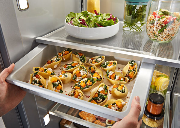 KitchenAid 25.5-cu ft Counter-Depth Side-by-Side Refrigerator Built-In ( Panel Ready )