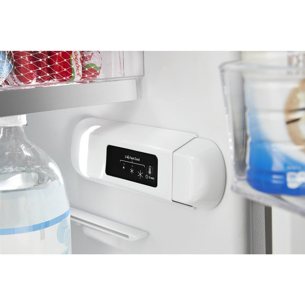 Whirlpool 12.9-cu ft Counter-Depth Top-Freezer Refrigerator Built-In ( White )