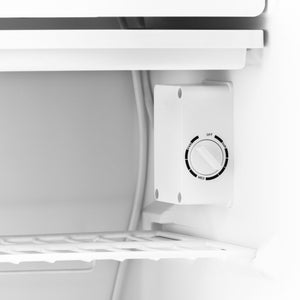 NewAir Mini Fridges 3.3-cu ft Mini Fridge with Freezer ( Gray ) ENERGY STAR
