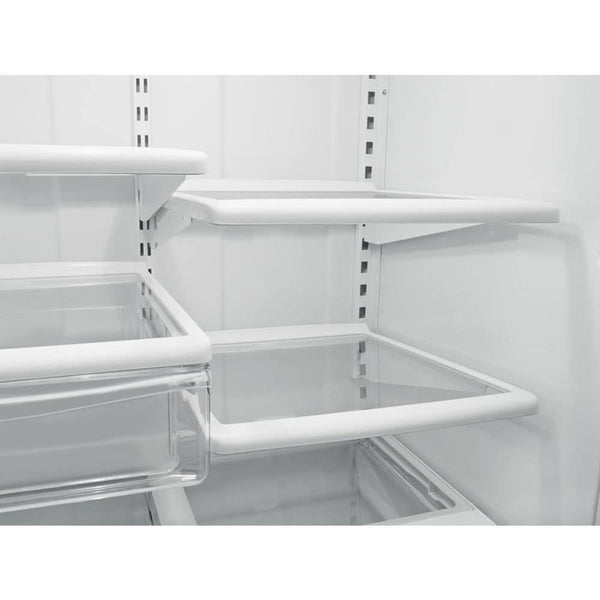 Whirlpool 18.7-cu ft Standard-Depth Bottom-Freezer Refrigerator with Ice Maker ( Black ) ENERGY STAR Certified