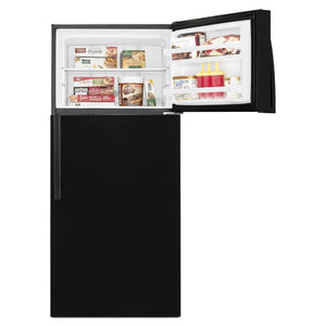 Whirlpool 14.3-cu ft Top-Freezer Refrigerator ( Black )