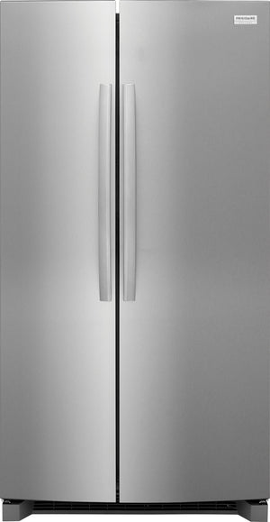 Frigidaire Gallery 26-cu ft Side-by-Side Refrigerator with Ice Maker and Water Dispenser ( Smudge-Proof Stainless Steel ) ENERGY STAR Certified