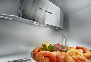 KitchenAid 25.5-cu ft Counter-Depth Side-by-Side Refrigerator Built-In ( Panel Ready )
