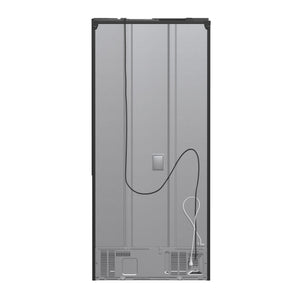 FORNO Counter-Depth Espresso Gallipoli 17.5-cu ft 3 -Door French Door Refrigerator with Ice Maker with Ice Dispenser ( Black ) ENERGY STAR Certified