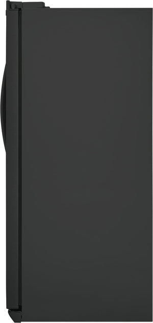 Frigidaire Gallery 25.6-cu ft Side-by-Side Refrigerator with Ice Maker ,Water and Ice Dispenser ( Fingerprint Resistant Black Stainless Steel ) ENERGY STAR Certified