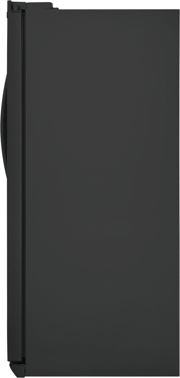 Frigidaire Gallery 25.6-cu ft Side-by-Side Refrigerator with Ice Maker ,Water and Ice Dispenser ( Fingerprint Resistant Black Stainless Steel ) ENERGY STAR Certified