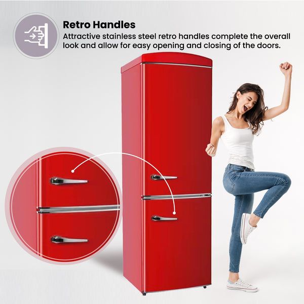 ConServ 10.7-cu ft Standard-Depth Bottom-Freezer Refrigerator Red )