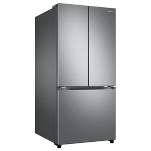 Samsung Standard-Depth Inner Beverage Center 24.5-cu ft 3 -Door Smart Compatible French Door Refrigerator with Dual Ice Maker with Water Dispenser ( Fingerprint Resistant Stainless Steel ) ENERGY STAR Certified