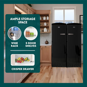 ConServ 19.42-cu ft Counter-Depth Side-by-Side Refrigerator ( Black )