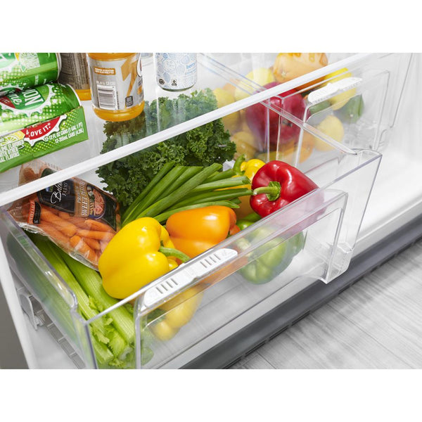 Whirlpool 19.1-cu ft Top-Freezer Refrigerator ( Fingerprint Resistant Metallic Steel )