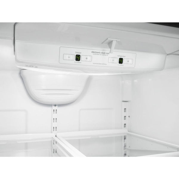Whirlpool 18.7-cu ft Standard-Depth Bottom-Freezer Refrigerator with Ice Maker ( Stainless steel ) ENERGY STAR Certified
