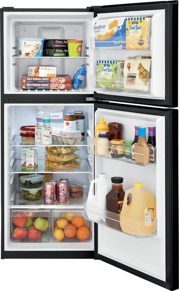 Frigidaire 10.1-cu ft Counter-Depth Top-Freezer Refrigerator ( Black ) Garage Ready ENERGY STAR Certified