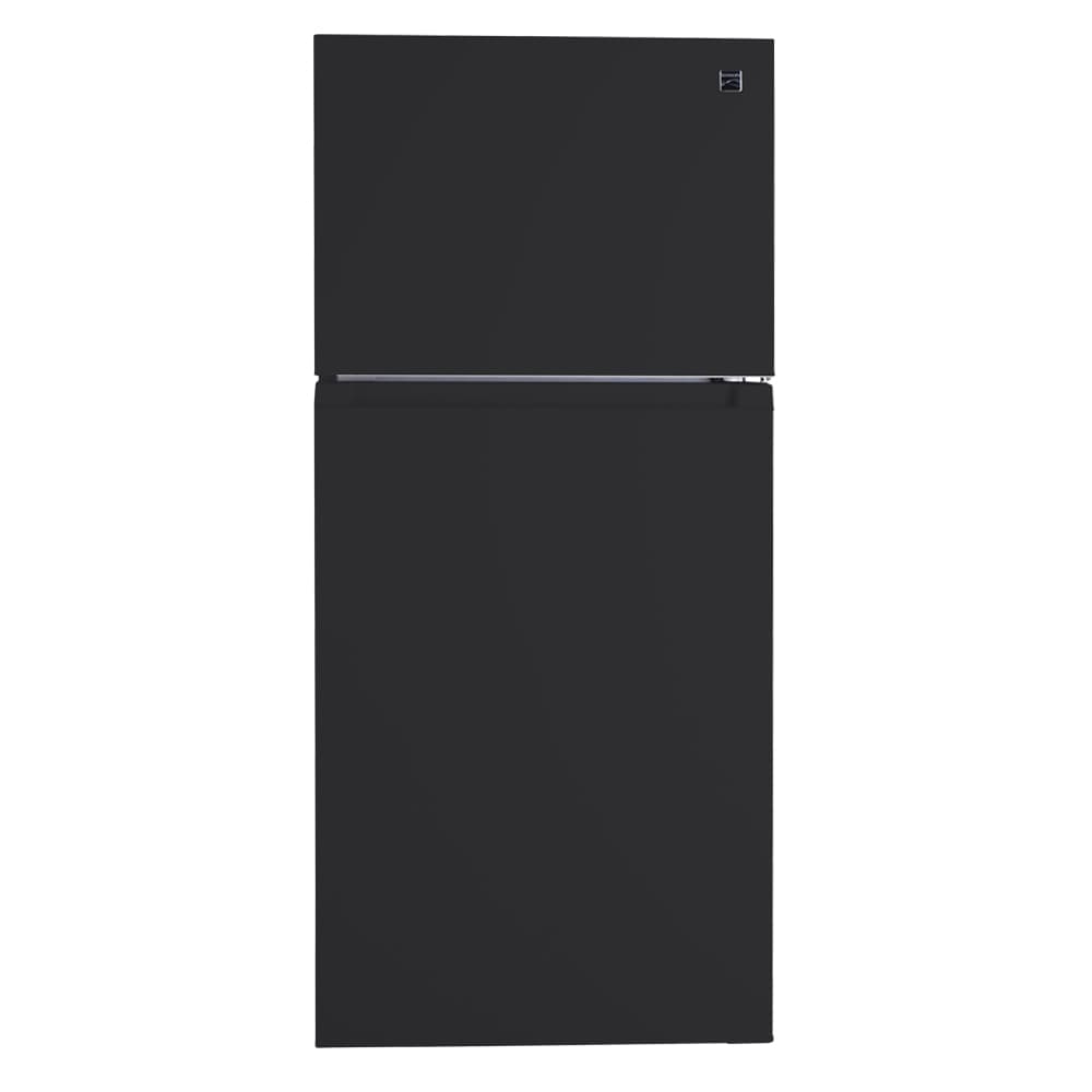 Kenmore 18.1-cu ft Top-Freezer Refrigerator with Ice Maker ( Black ) ENERGY STAR Certified