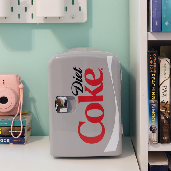 Coca-Cola Diet Coke 6 Can Portable 4L Cooler/Warmer 0.14-cu ft ( Gray, Red )