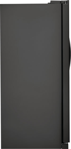Frigidaire 22.3-cu ft Side-by-Side Refrigerator with Ice Maker ,Water and Ice Dispenser ( Black Stainless Steel ) ENERGY STAR Certified