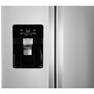 Whirlpool 21.4-cu ft Side-by-Side Refrigerator with Ice Maker ,Water and Ice Dispenser ( Stainless Steel ) ENERGY STAR Certified