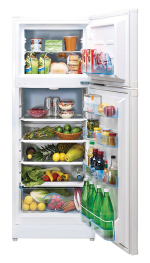 UNIQUE Off-Grid 10.3-cu ft Counter-Depth Top-Freezer Refrigerator ( White )