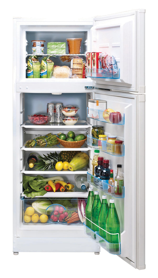 UNIQUE Off-Grid 10.3-cu ft Counter-Depth Top-Freezer Refrigerator ( White )