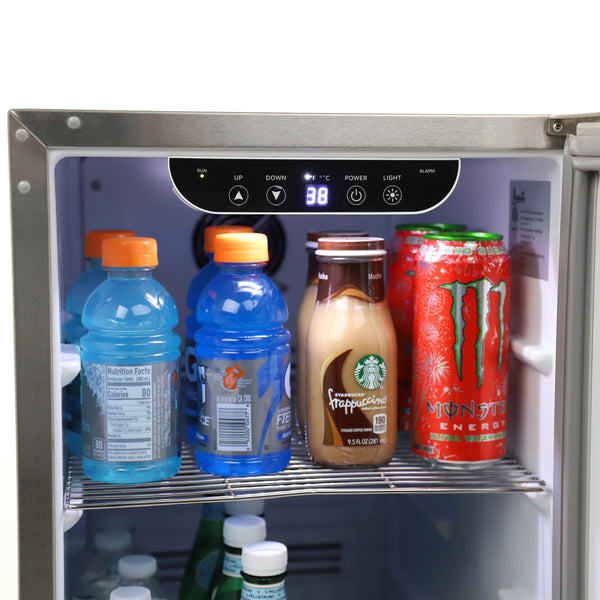 Avanti 2.9-cu ft Mini Fridge ( Stainless Steel ) Garage Ready