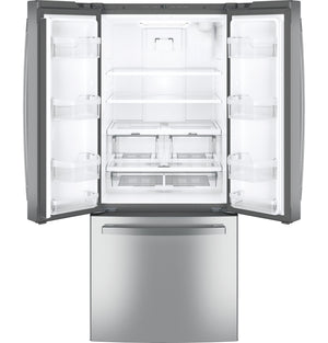 GE Standard-Depth 20.8-cu ft 3 -Door French Door Refrigerator with Ice Maker ( Stainless Steel ) ENERGY STAR Certified