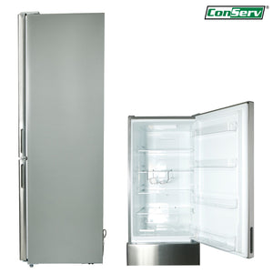 Equator Advanced Appliances 10.8-cu ft Standard-Depth Bottom-Freezer Refrigerator Stainless Steel ) Garage Ready ENERGY STAR Certified