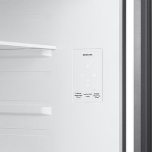 Samsung Garage Ready 17.5-cu ft Top-Freezer Refrigerator Smart Compatible with Ice Maker ( Fingerprint Resistant Stainless Steel ) Garage Ready ENERGY STAR Certified